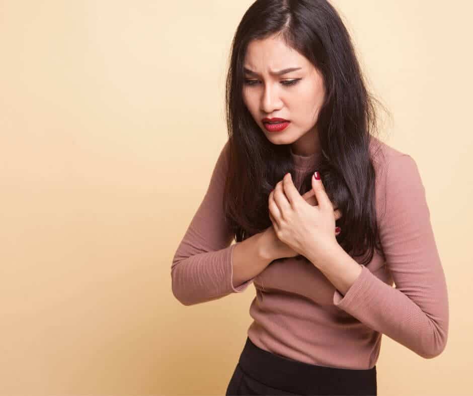 Left side chest pain in women